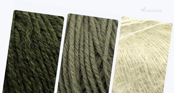 Comparer :  Knitting For Olive Heavy Merino Slate Green,  Knitting For Olive Heavy Merino Dusty Olive,  Knitting For Olive Soft Silk Mohair Fennel Seed