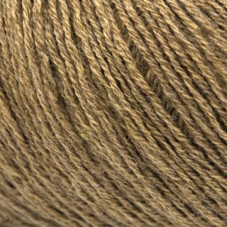 Light Fingering - 03 Ply Knitting For Olive Merino Nut Brown