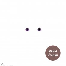  Yeux sécurisés Yeux Sécurisés 5mm Violet