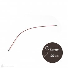  Matériel Chiaogoo Câble Twist Rouge 20cm Large