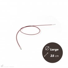  Matériel Chiaogoo Câble Twist Rouge 35cm Large