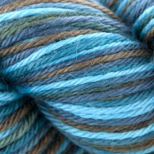  Worsted - 10 Ply Royal I Multicolore Bleu EX50