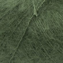  Lace - 02 Ply Knitting For Olive Soft Silk Mohair Bottle Green