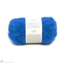  Bulky - 12 Ply Børstet Alpakka Bleu Cobalt 6046