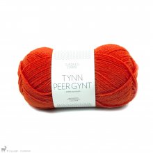  Fingering - 04 Ply Tynn Peer Gynt Spicy Orange 3819